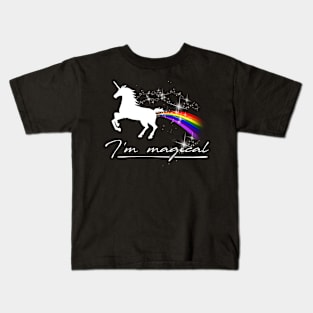 'I am Magical Unicorn Fart' Funny Rainbows Gift Kids T-Shirt